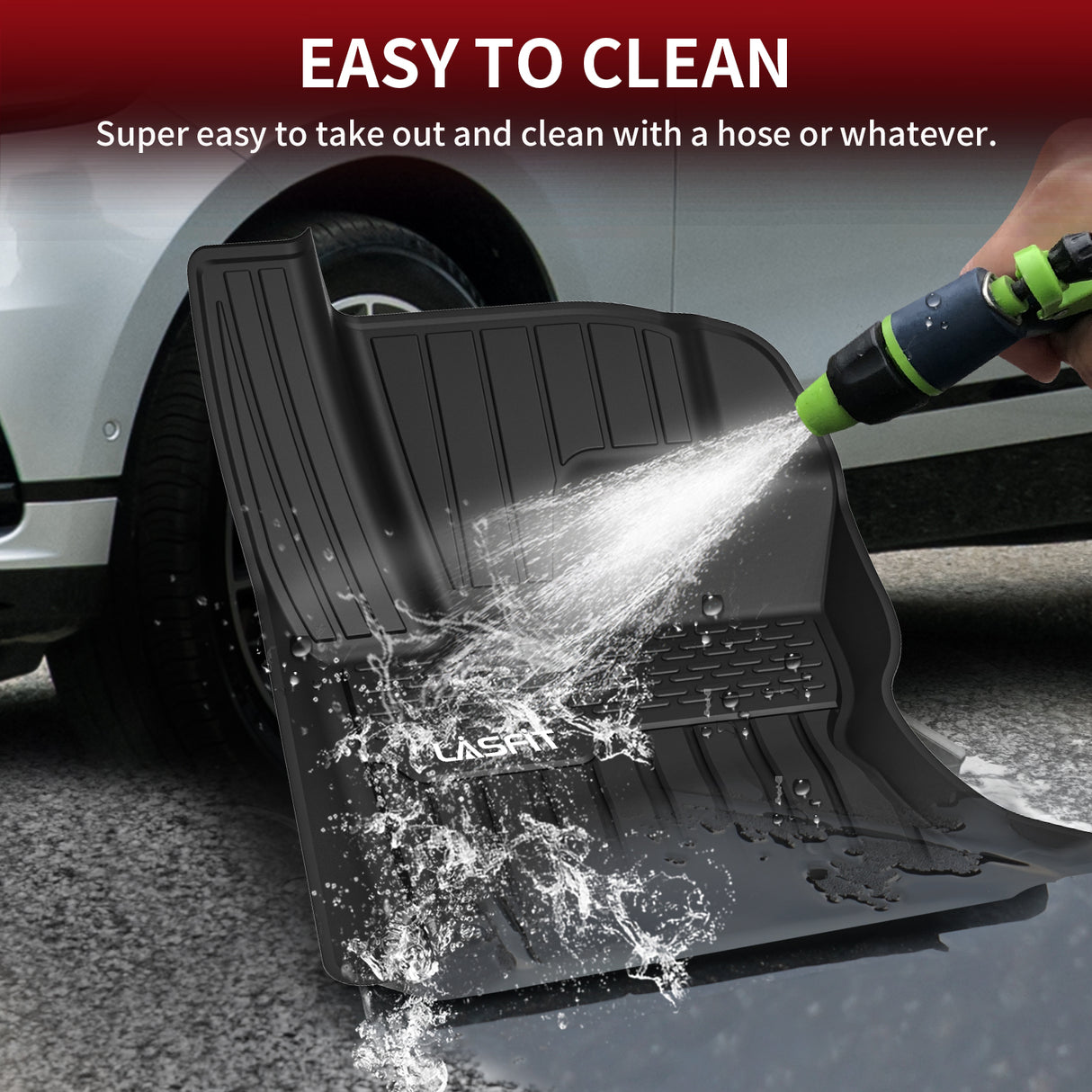 2017-2025 Jaguar F-Pace Easy to Clean Floor Mats