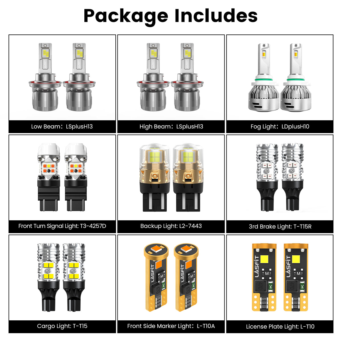 Fit for 2017-2019 Ford F-250 F-350 Super Duty The Brightest LED Bulbs Upgrade | Tested and Verified