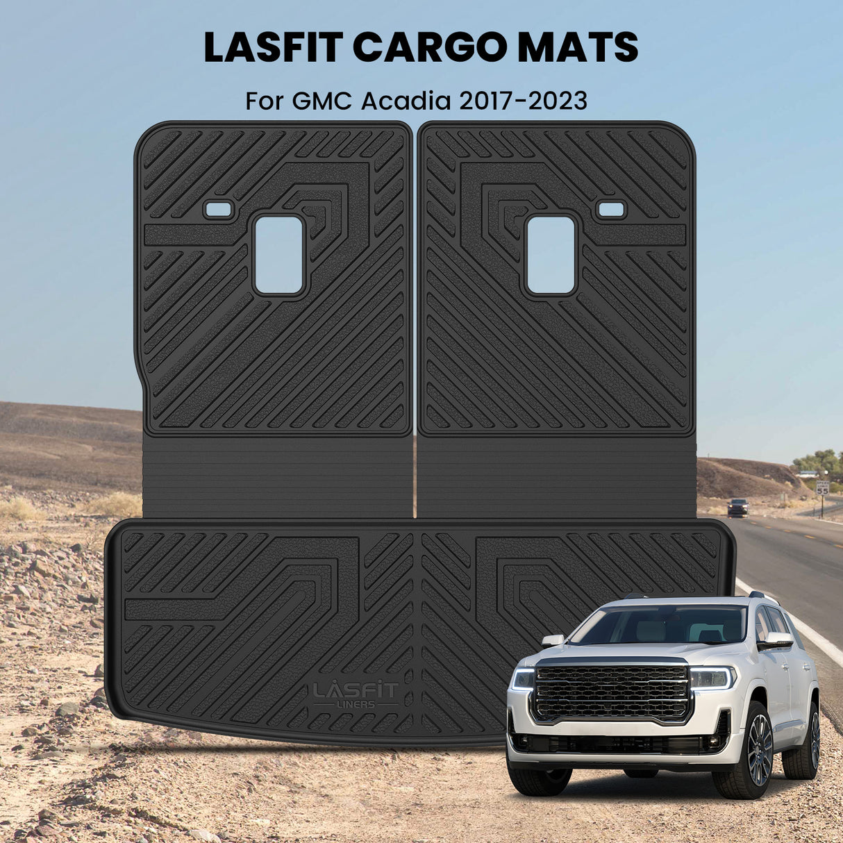 Fit for 2017-2023 GMC Acadia Floor Mats or Cargo & Seatback Mat