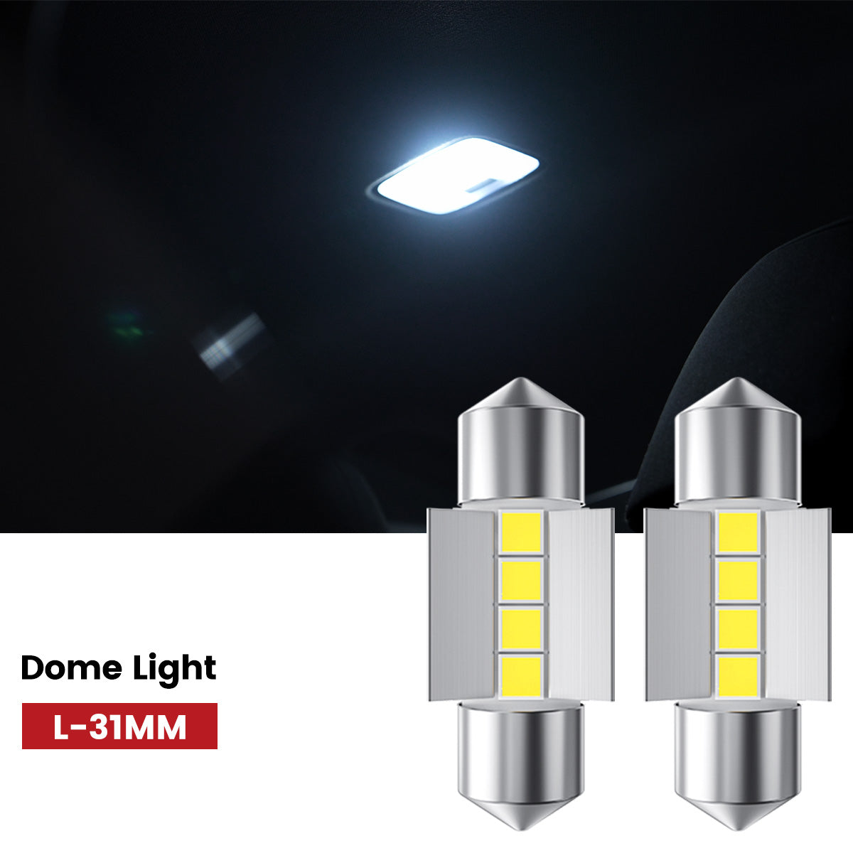 Fit for 2018-2019 Subaru Outback The Brightest LED Bulbs Upgrade
