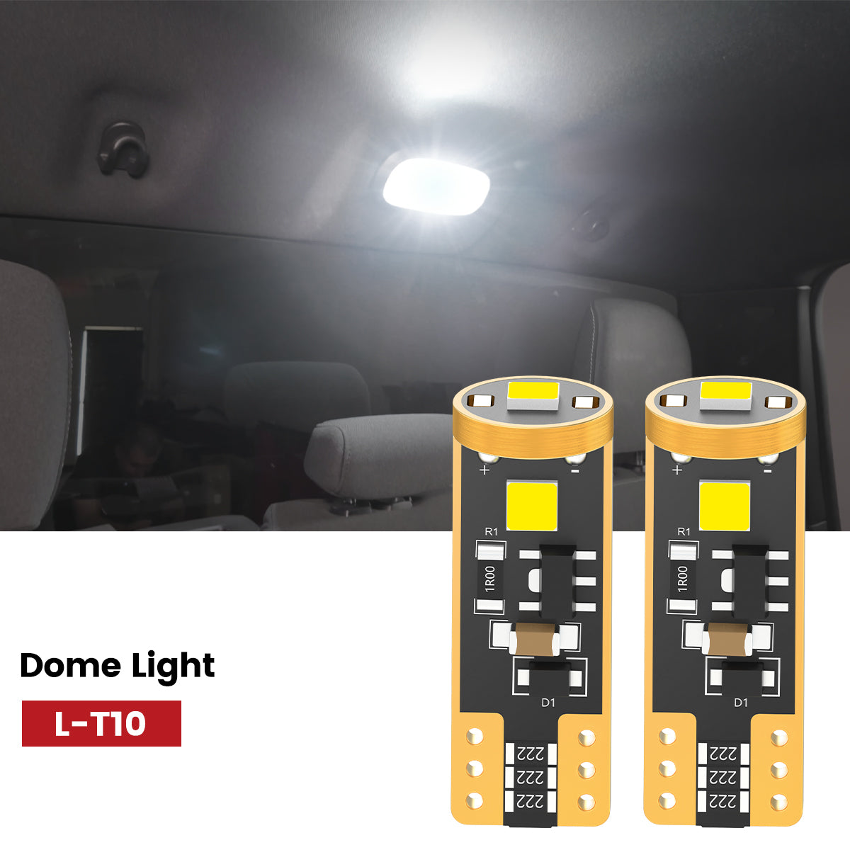 Lasfit 168 led dome lights fit for 2018-2020 Honda Odyssey