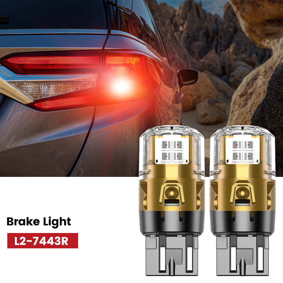 Lasfit 7443 led brake lights fit for 2018-2020 Honda Odyssey