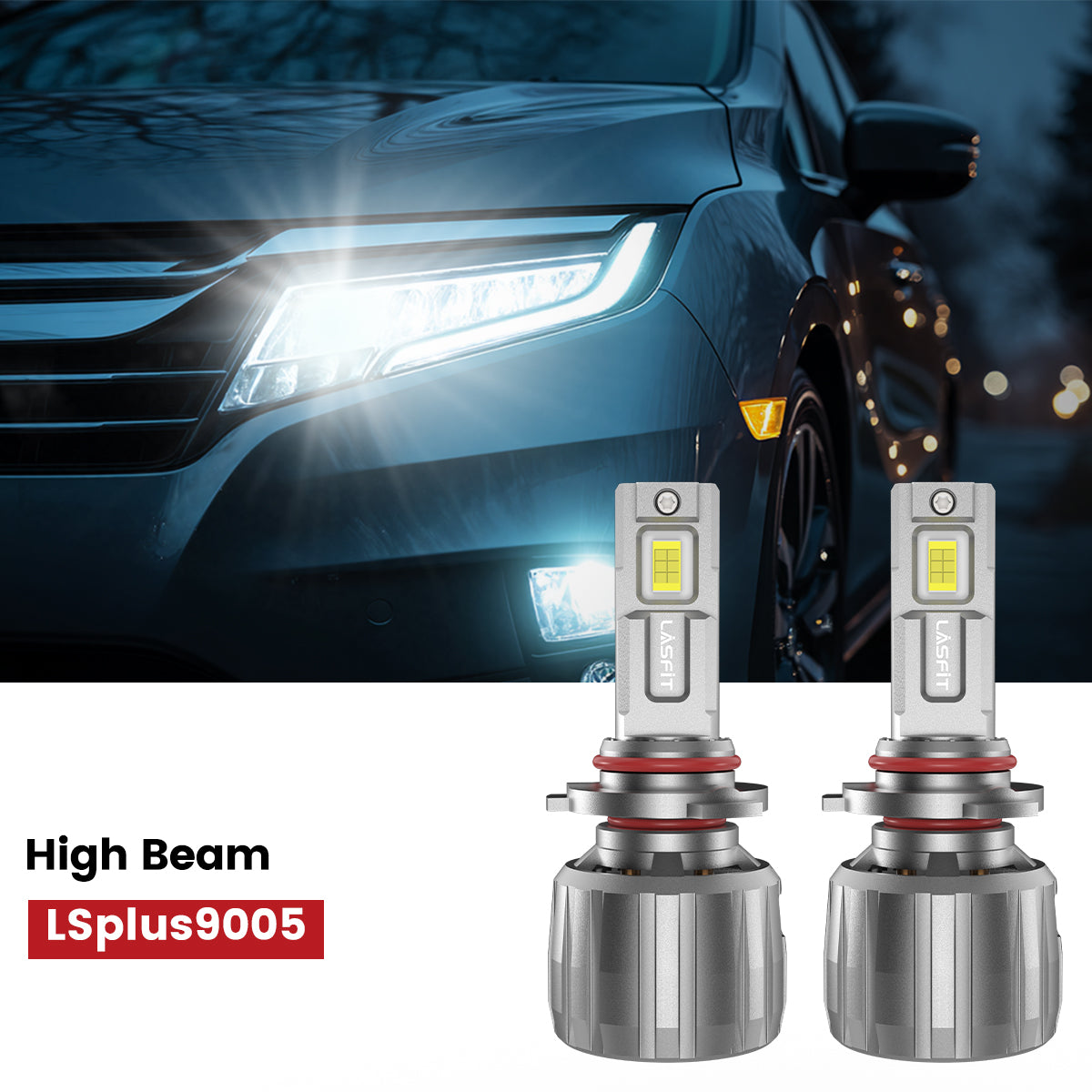 Lasfit 9005 led high beam bulbs fit for 2018-2020 Honda Odyssey