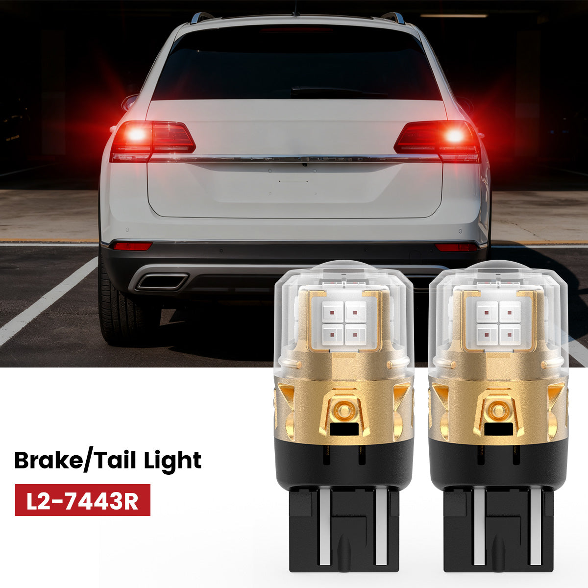 Lasfit 7443 led brake/tail lights fit for 2018-2020 Volkswagen Altas