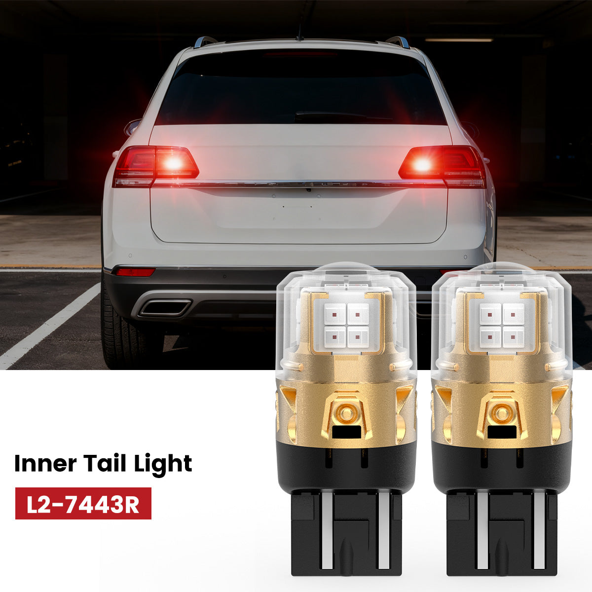 Lasfit 7443 led inner tail lights fit for 2018-2020 Volkswagen Altas