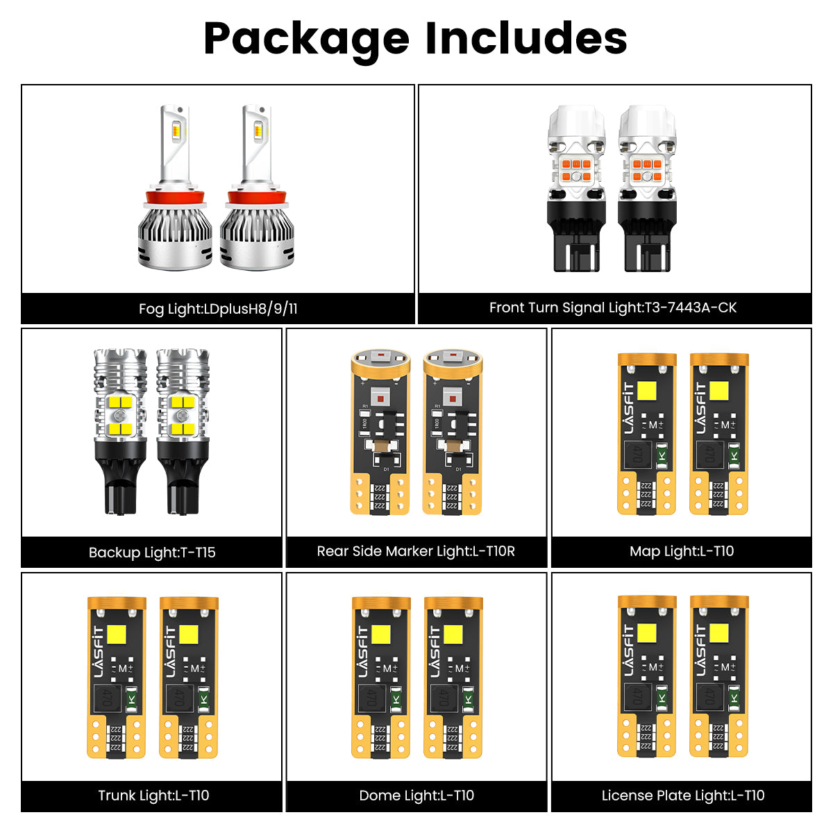 Fit for 2018-2021 Chevrolet Equinox LED Bulbs Upgrade | Tested and Verified