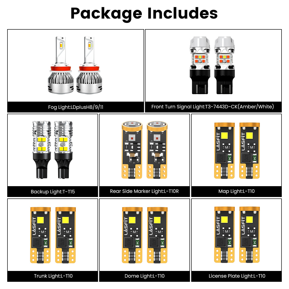 Fit for 2018-2021 Chevrolet Equinox LED Bulbs Upgrade | Tested and Verified