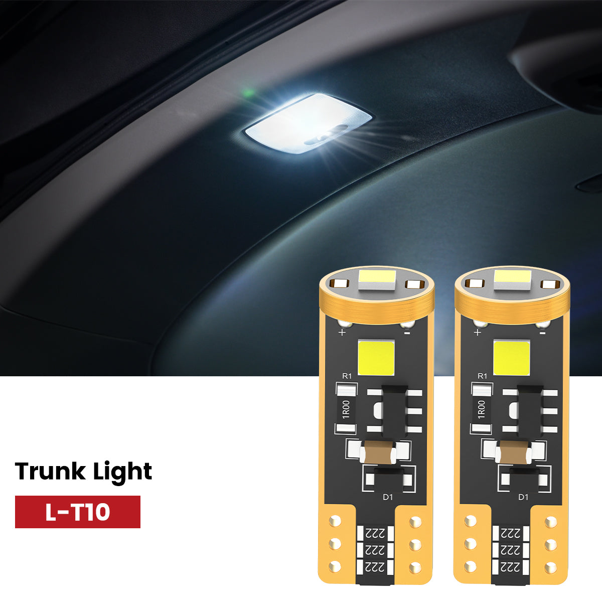 Lasfit 168 led trunk lights fit for 2018-2023 Ford Mustang