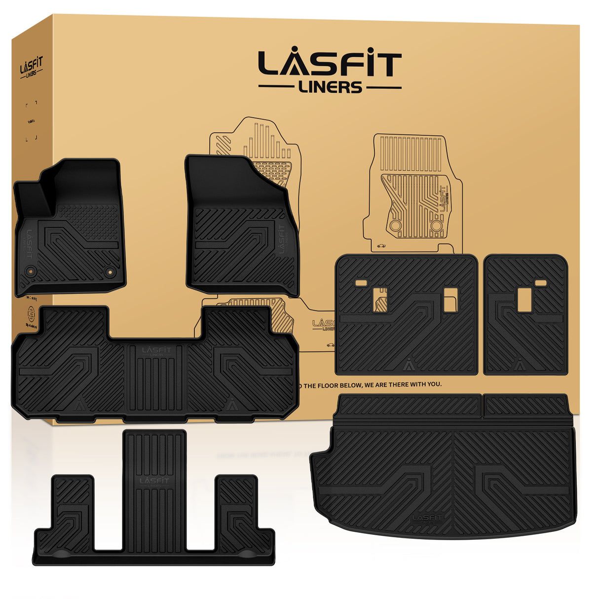 2018-2023 Chevrolet Traverse Seatback Floor Mats 2