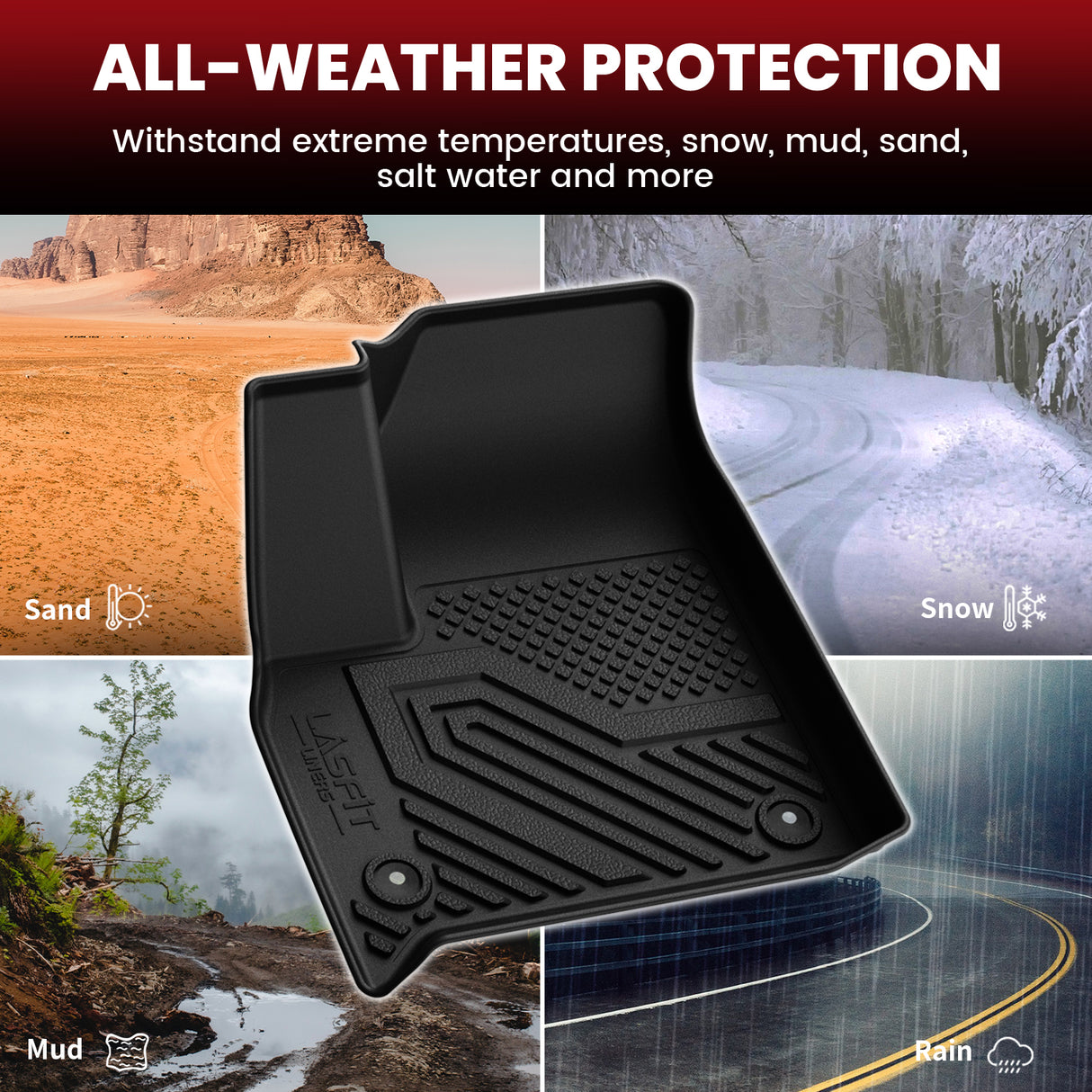 Fit for 2024 Chevrolet Traverse Limited Floor Mats / Cargo Mat / Seatback Mat