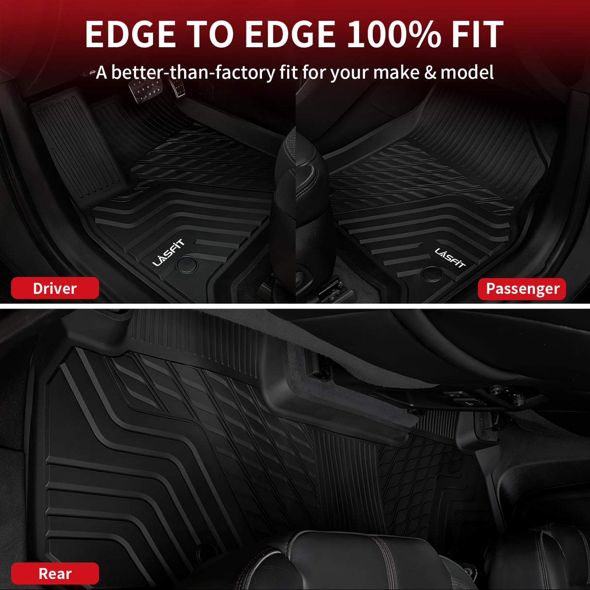 2018-2023 Chevrolet Traverse 1st and 2nd Row Edge to Edge Floor Mats