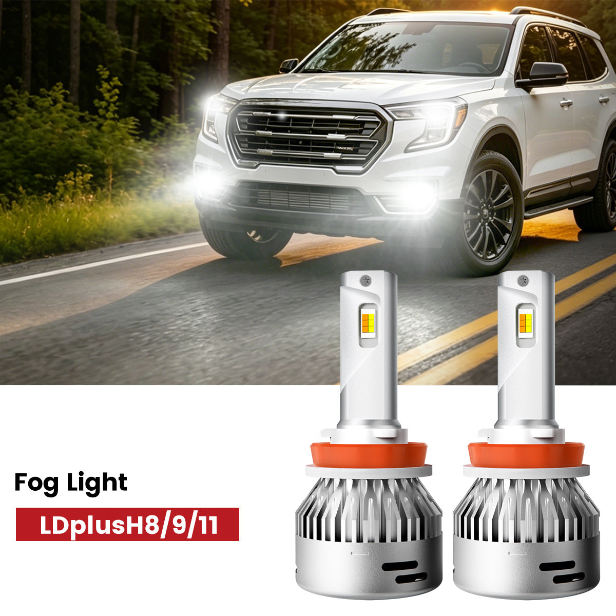 Lasfit H11 led fog lights fit for 2018-2024 GMC Terrain