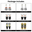 Combo package led bulbs for 2018-2024 Nissan Kicks