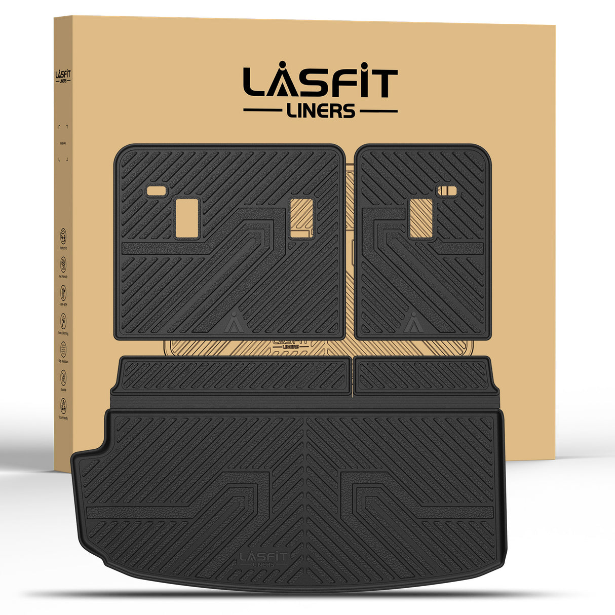 Fit for 2024 Chevrolet Traverse Limited Floor Mats / Cargo Mat / Seatback Mat