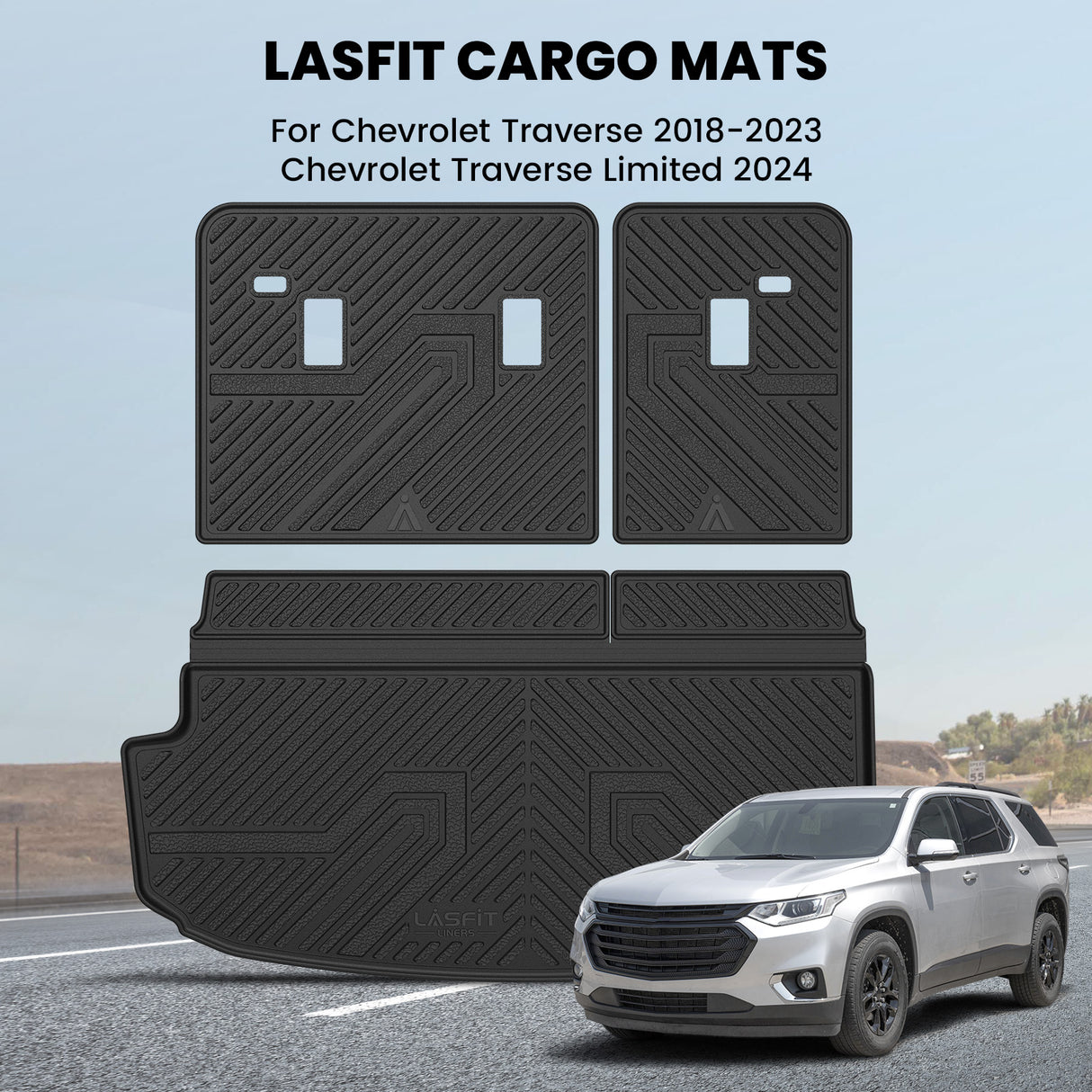 Fit for 2024 Chevrolet Traverse Limited Floor Mats / Cargo Mat / Seatback Mat