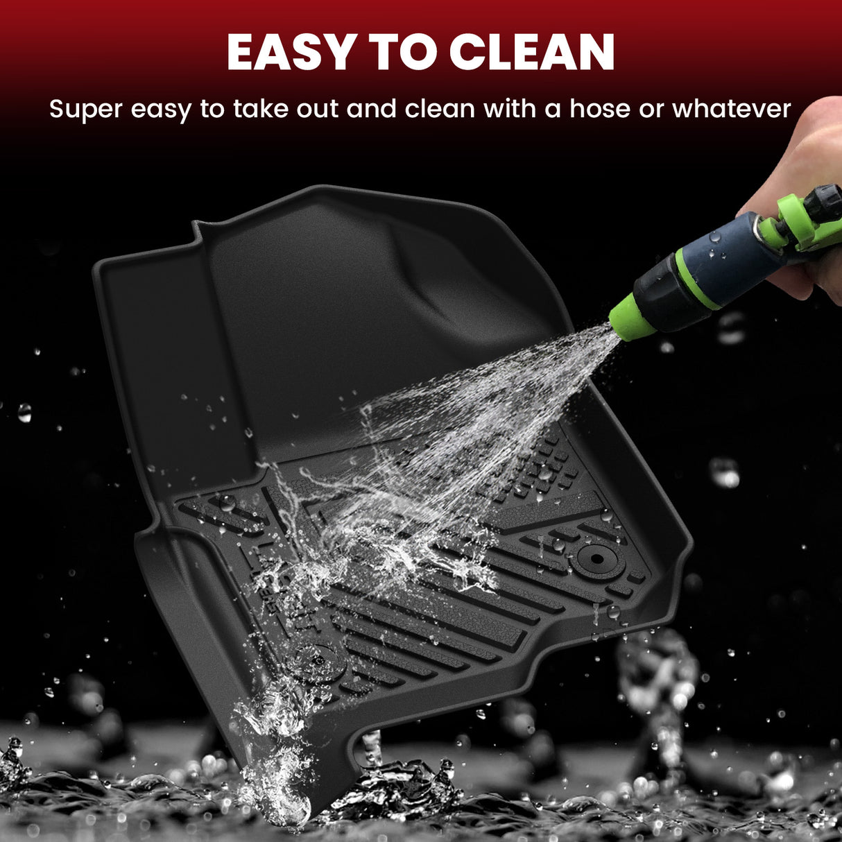 2018-2024 Ford Expedition Floor Mats Easy to Clean