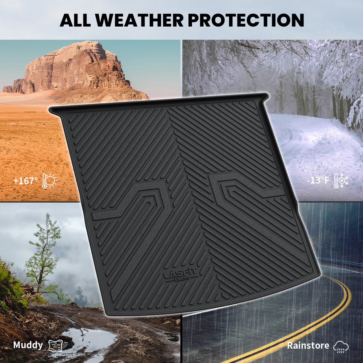 Fit for 2018-2024 Volkswagen Tiguan 5 Seats Only Custom Floor Mats or Cargo Mat