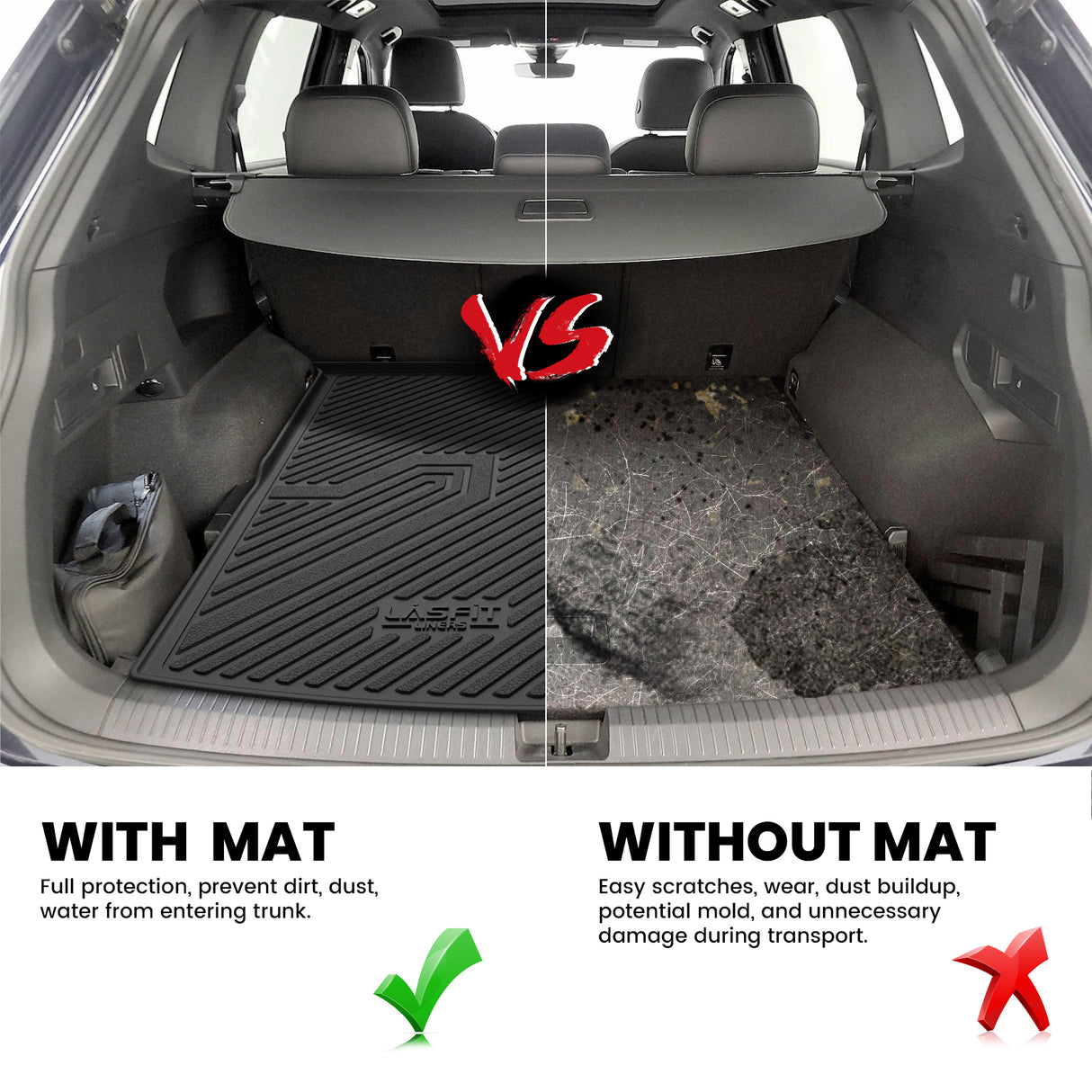 Fit for 2018-2024 Volkswagen Tiguan Custom Floor Mats or Seatback Mat or Cargo Mat