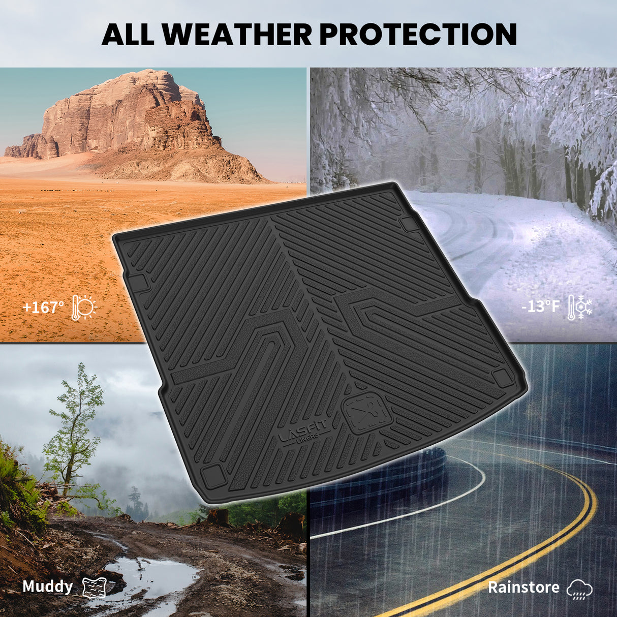 Fit for 2018-2025 Audi Q5 SQ5 Floor Mats or Cargo Mat, Don't Fit 2025 Audi Q5 New Body