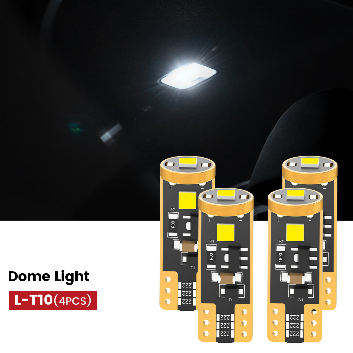 Lasfit 168 led dome light fit for 2018-2026 Toyota Sequoia