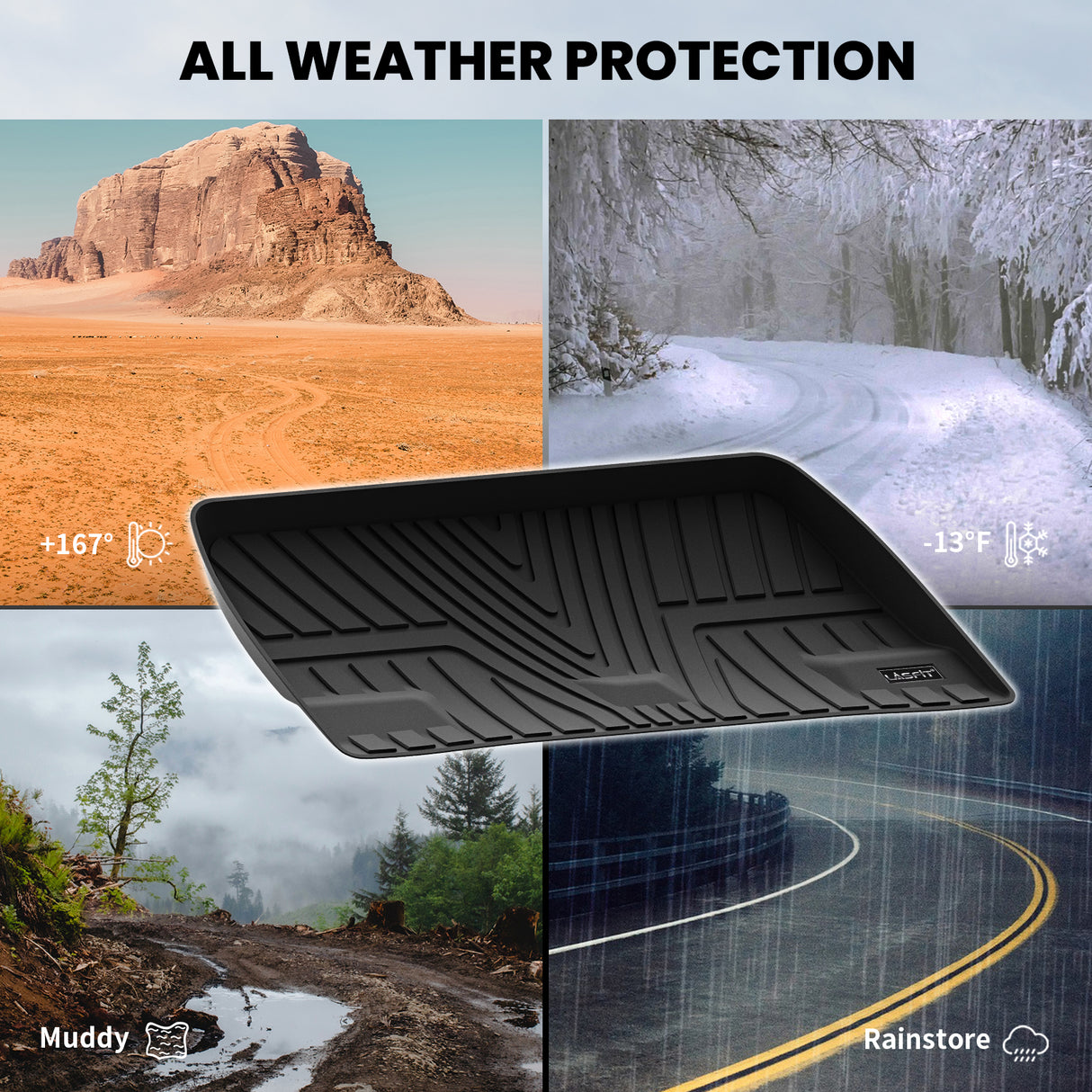 2018-2026 Honda Odyssey Rear Cargo Mat All Weather Protection