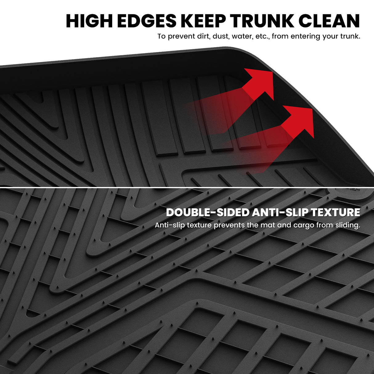 2018-2026 Honda Odyssey Rear Cargo Mat High Edge Keep Trunk Clean