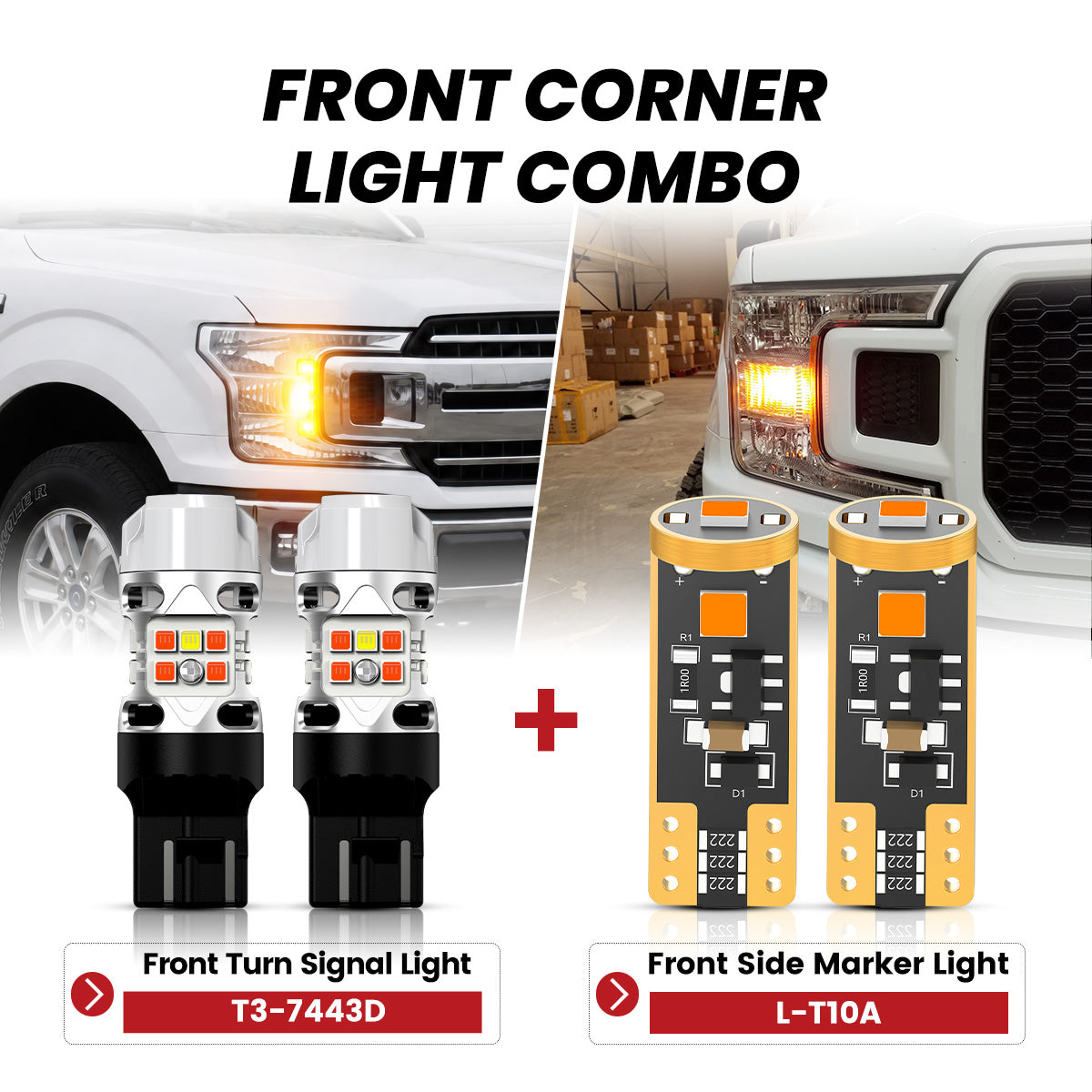 Fit for 2018-2020 Ford F-150 LED Bulbs | Full Exterior & Interior LED Upgrade
