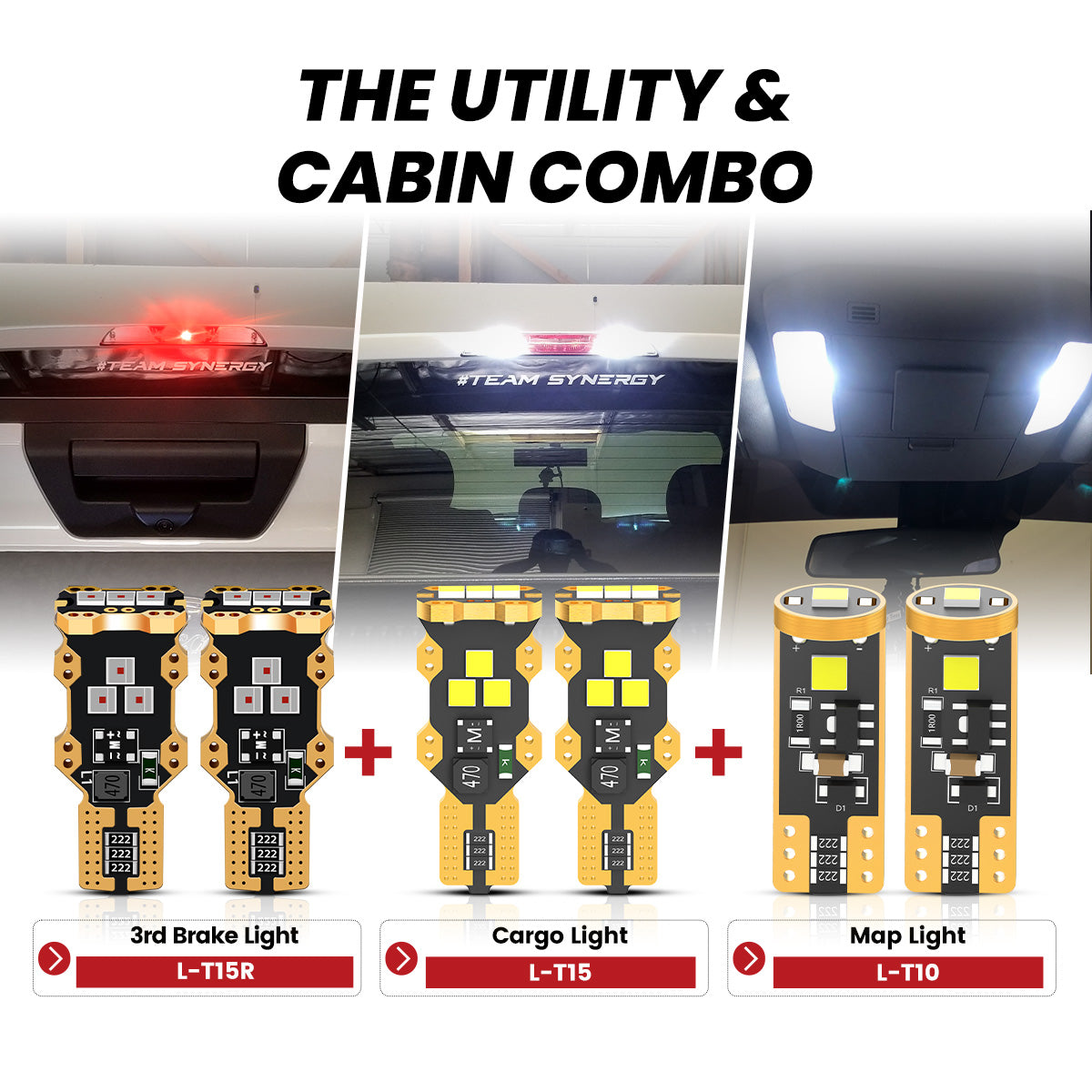 Fit for 2018-2020 Ford F-150 LED Bulbs | Full Exterior & Interior LED Upgrade