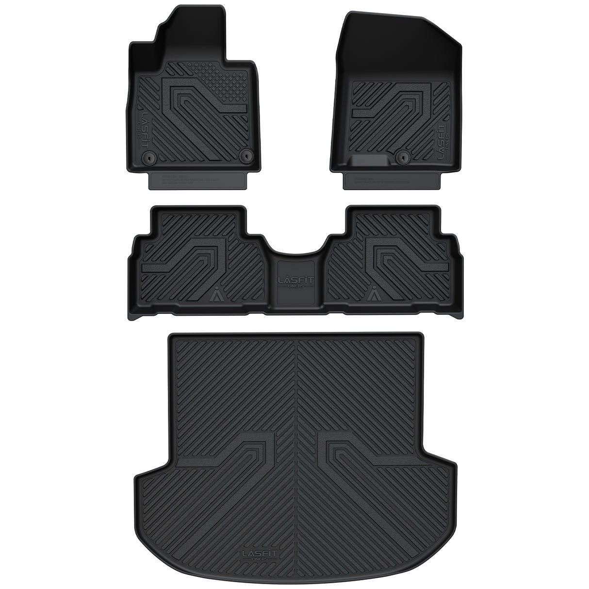 Fit for 2019-2020 Hyundai Santa Fe Floor Mats & Cargo Mat, Not Fit 2019 Santa Fe XL