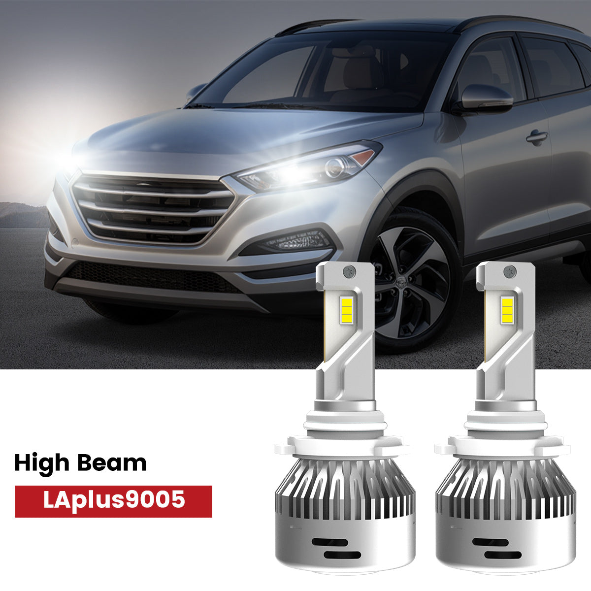 Lasfit 9005 led high beam bulbs fit for 2019-2021 Hyundai Tucson