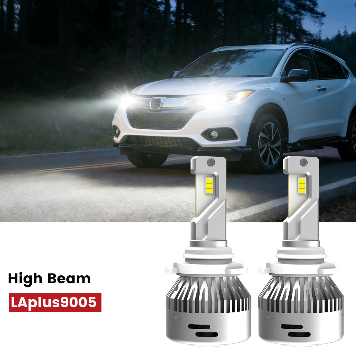 9005 LED high beam bulbs for 2019-2022 Honda HR-V