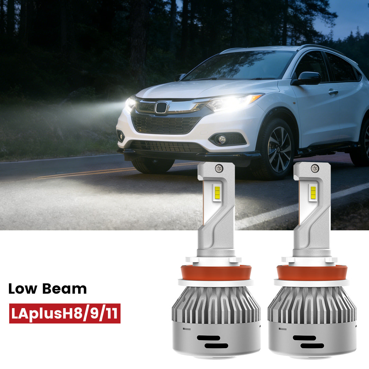 H11 LED low beam bulbs for 2019-2022 Honda HR-V