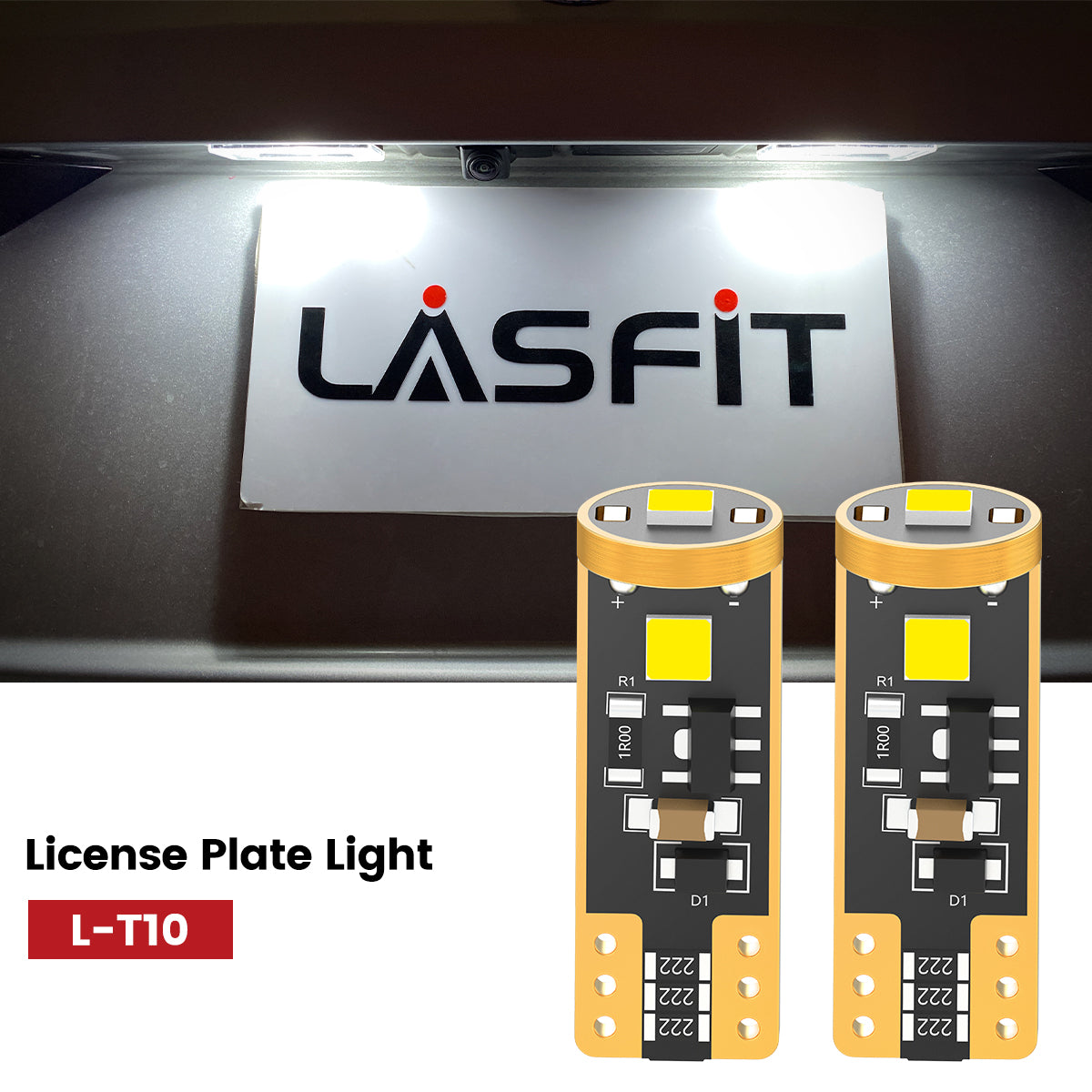 Lasfit 168 led license plate lights fit for 2019-2022 Nissan Altima