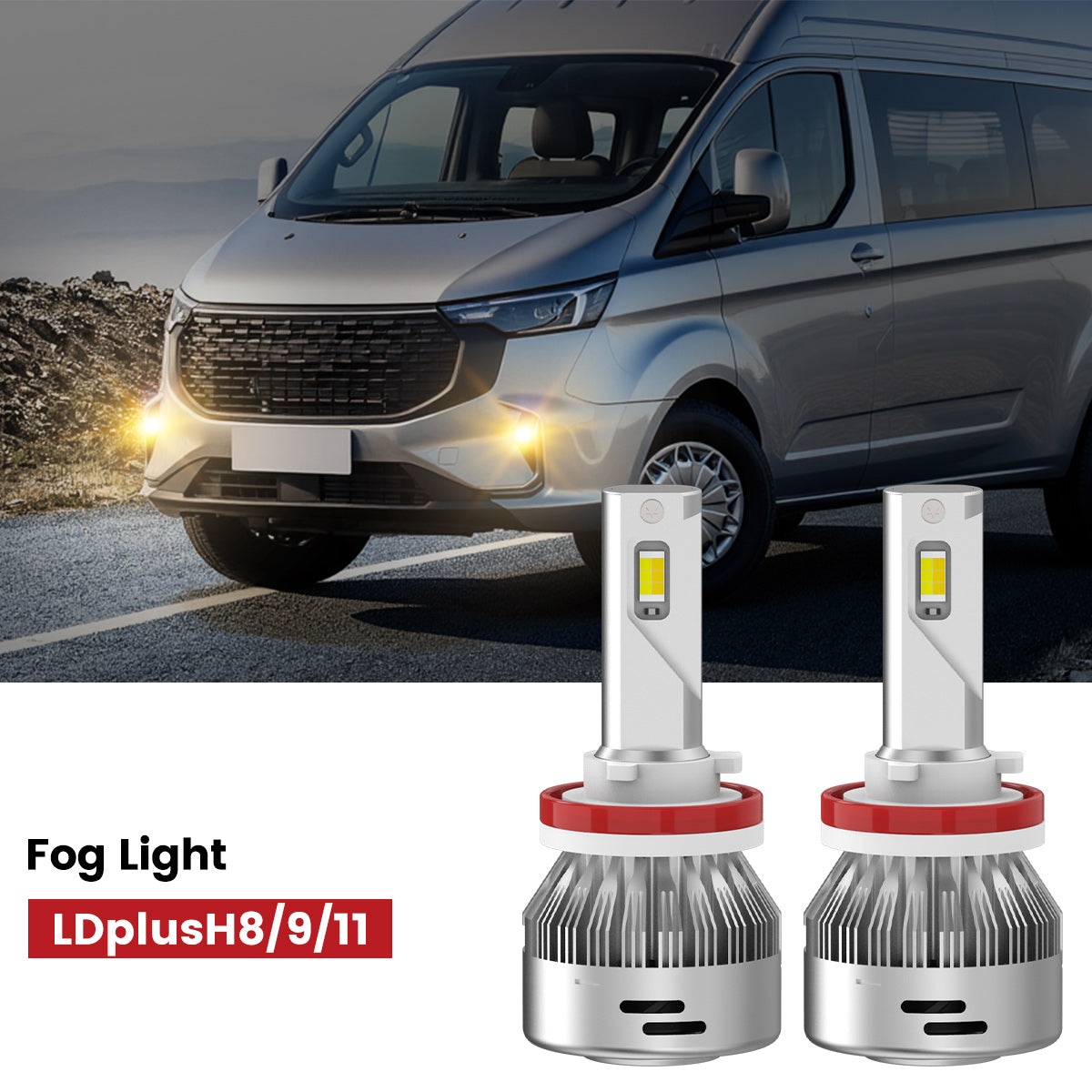 Lasfit H11 led fog light fit for 2019-2023 Ford Transit Connect