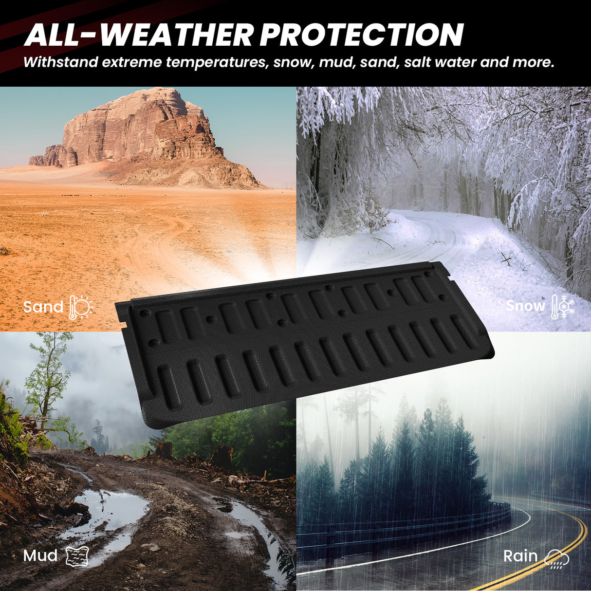 2019-2023 Ford Ranger Custom Tailgate Mat All Weather Protection