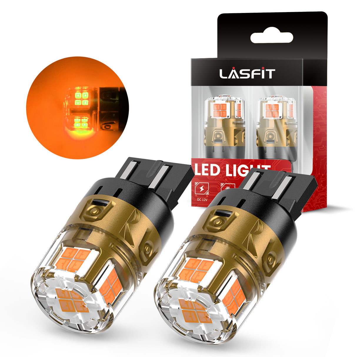 7443 led bulbs for 2019-2024 ram 1500 rear turn signal lights