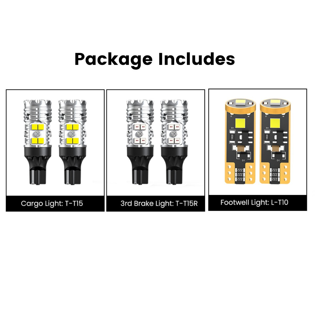 Fit for 2019-2024 Ram 1500 LED Bulbs Upgrade | Tested and Verified