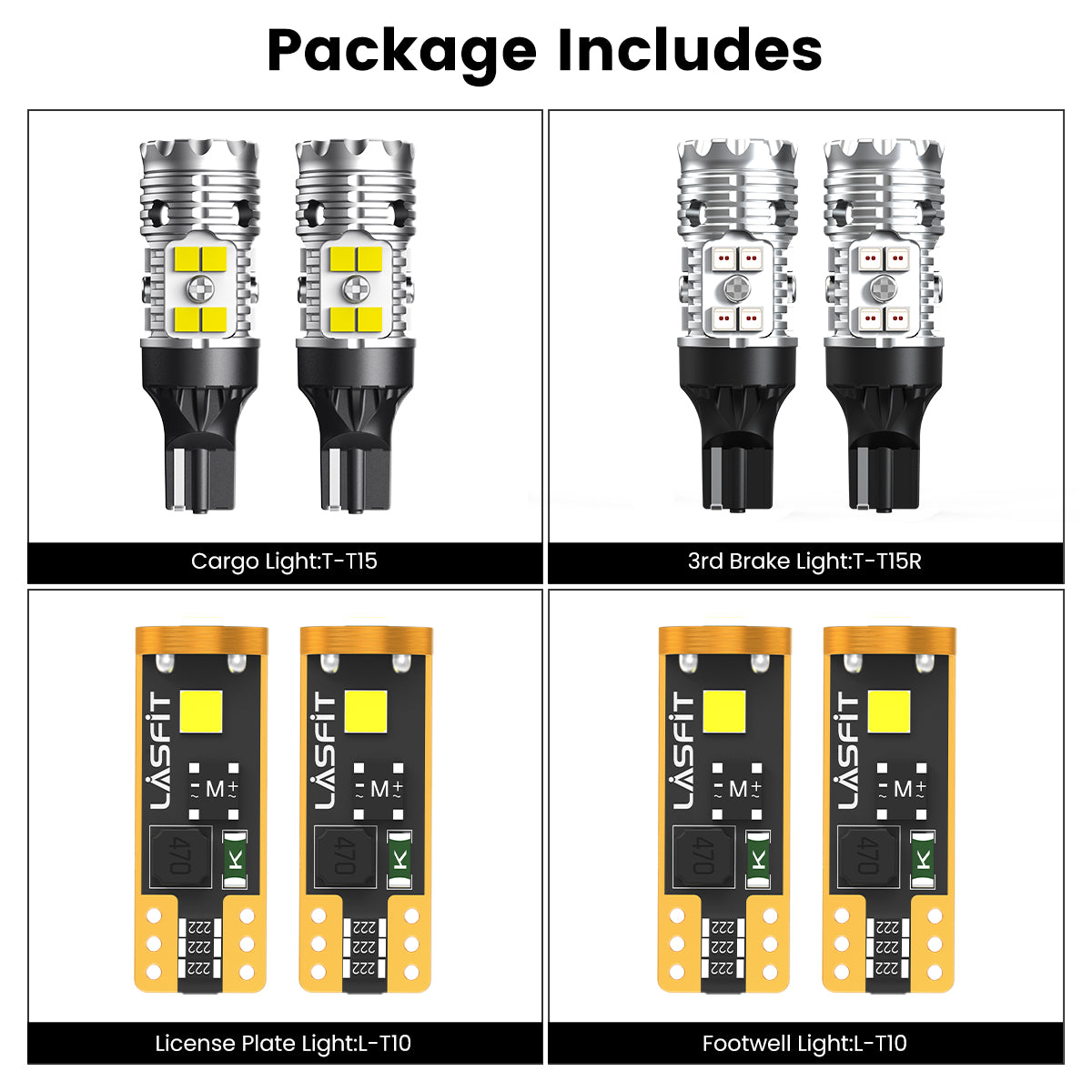 Fit for 2019-2024 Ram 1500 LED Bulbs Upgrade | Tested and Verified