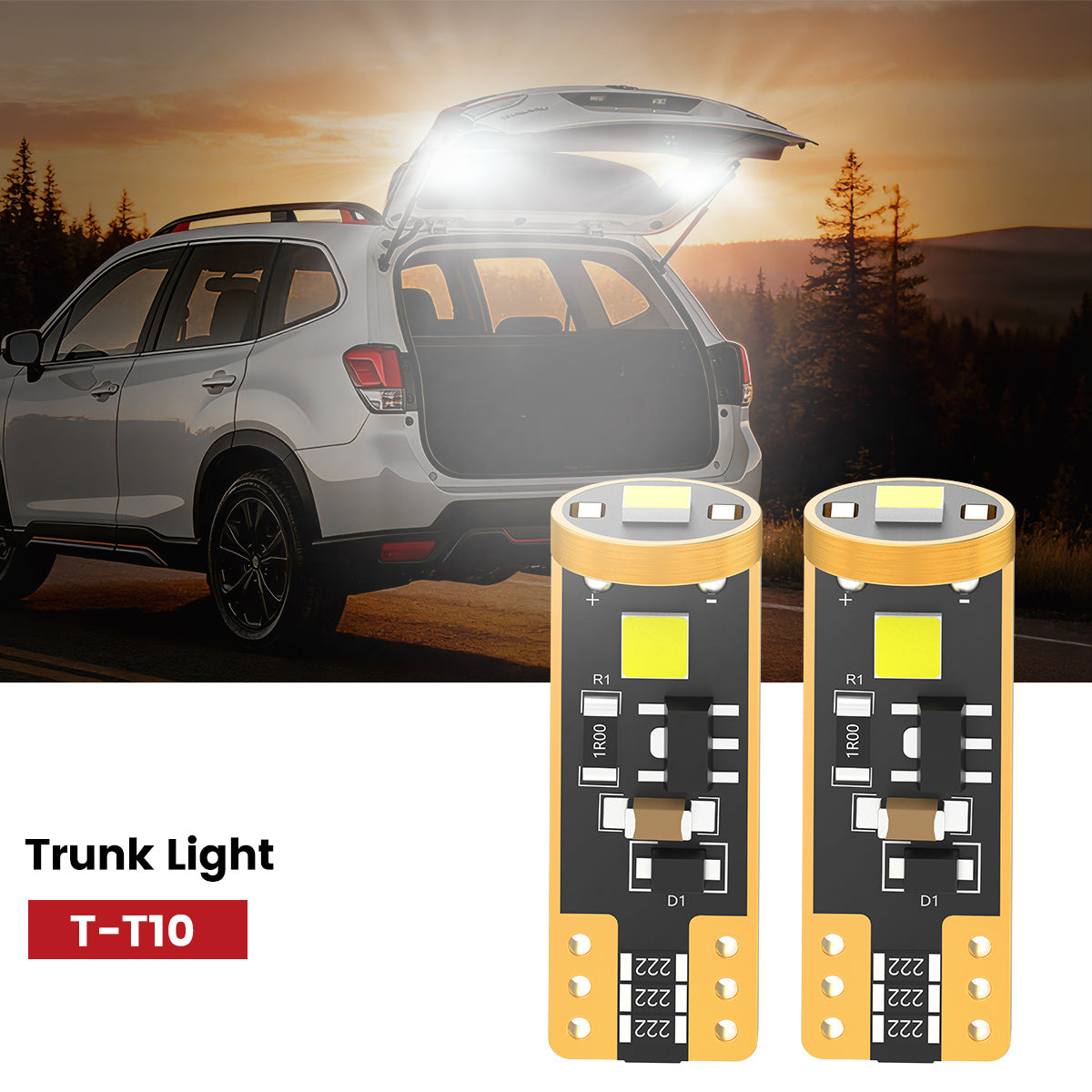 Lasfit 168 led trunk lights fit for 2019-2024 Subaru Forester