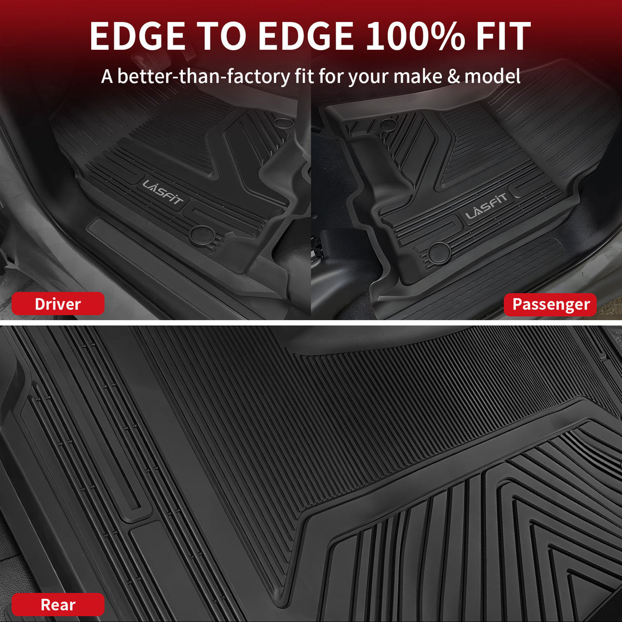 Perfect Fit Floor Mats for Ram 1500 With under seat Storage