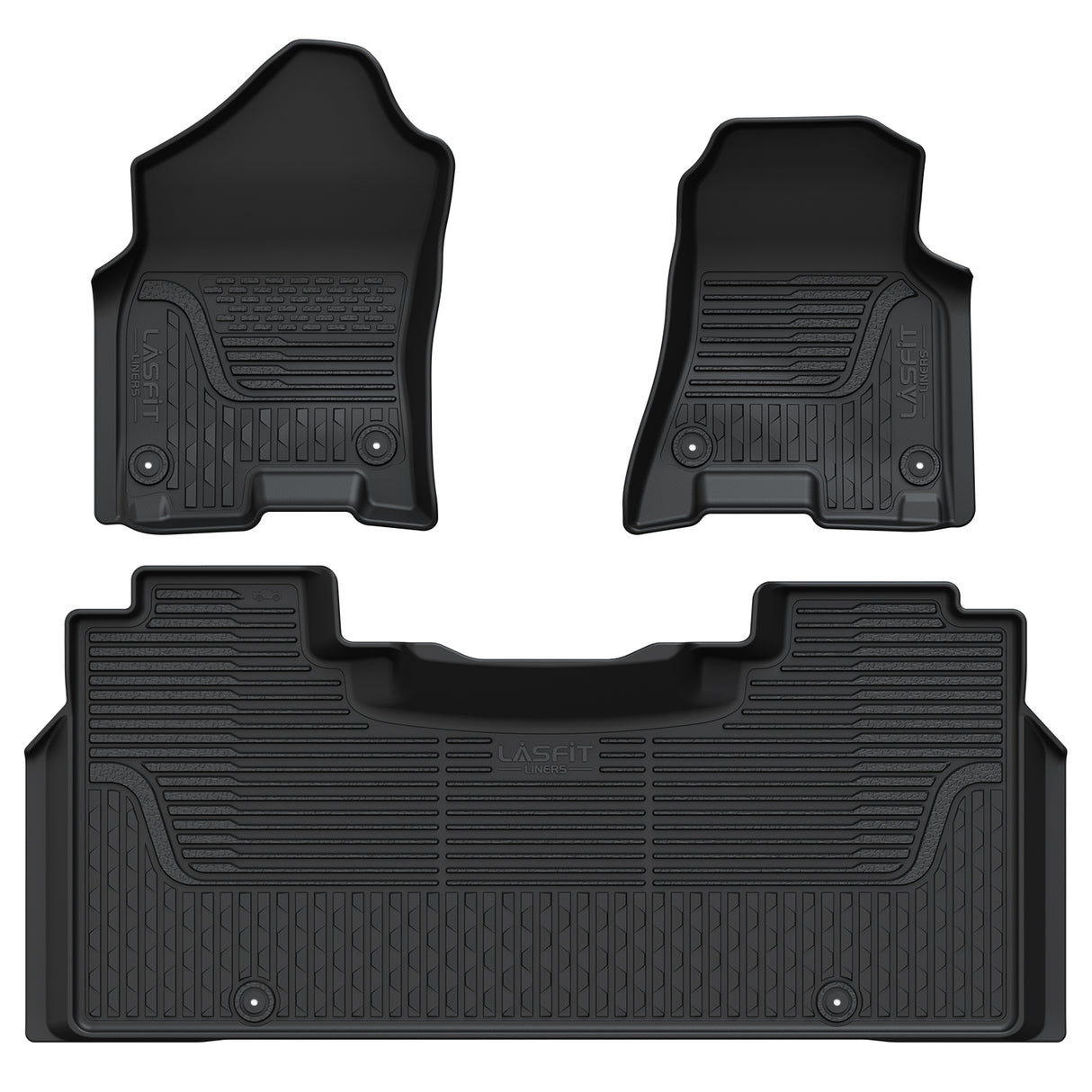 2019-2024 Ram 1500 1st & 2nd Floor Mats Fit Bucket Seat & Storage & Carpet Floor