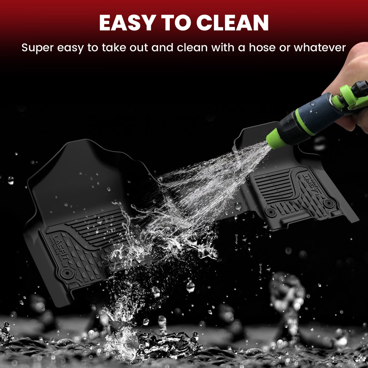 2019-2024 Ram 1500 Floor Mats Crew Cab With Storage Fit Bench Seat Easy to Clean