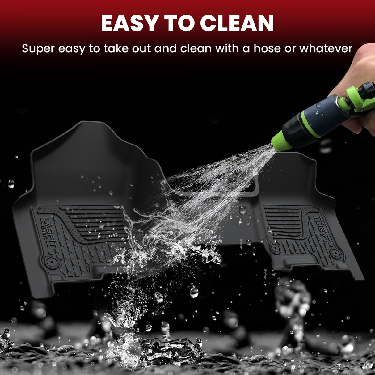 2019-2024 Ram 1500 1st & 2nd Floor Mats, Bench Seat & Quad Cab, Easy to Clean