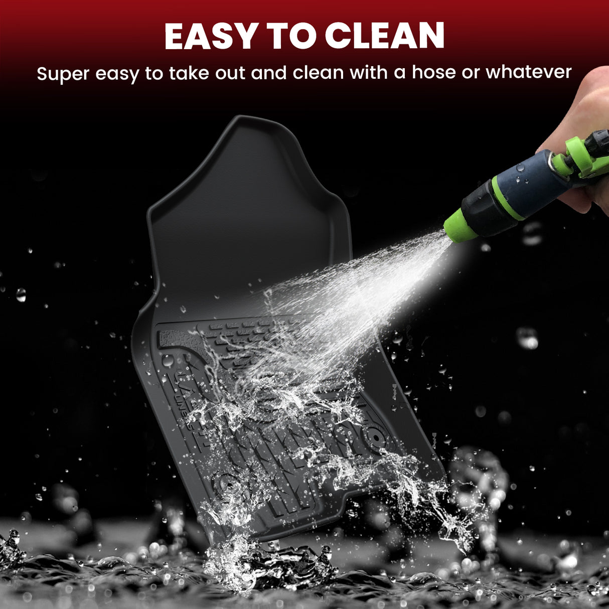 2019-2024 Ram 1500 1st Row Floor Mats Easy to Clean