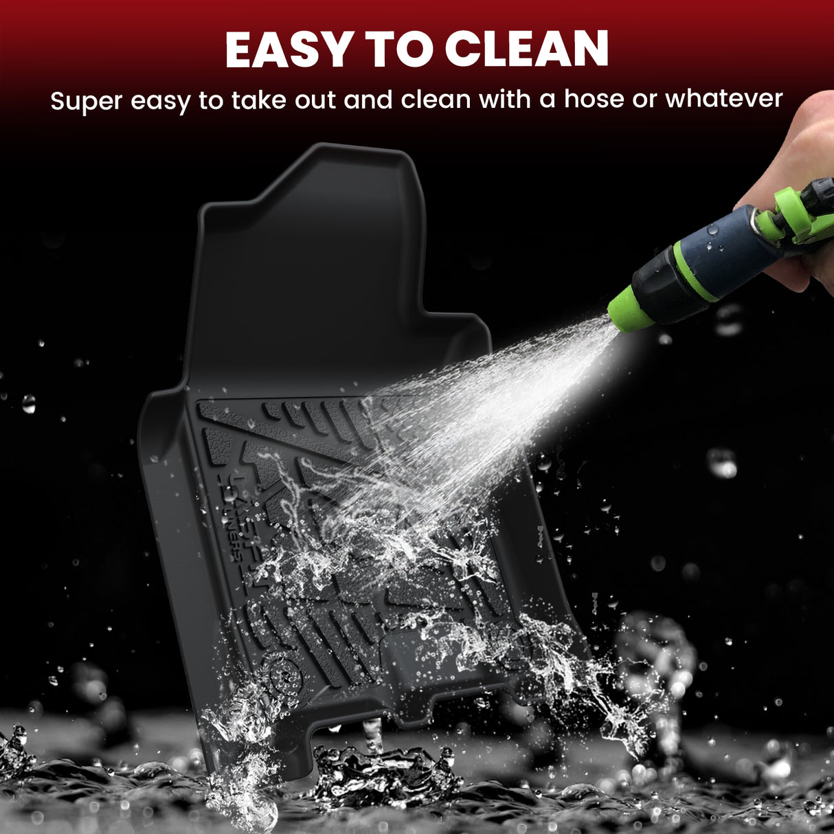 Fit for 2019-2026 Ram 2500 3500 Floor Mats, Fit Crew Cab Without Power Take-Off (PTO) KIT & Carpet Floor Only