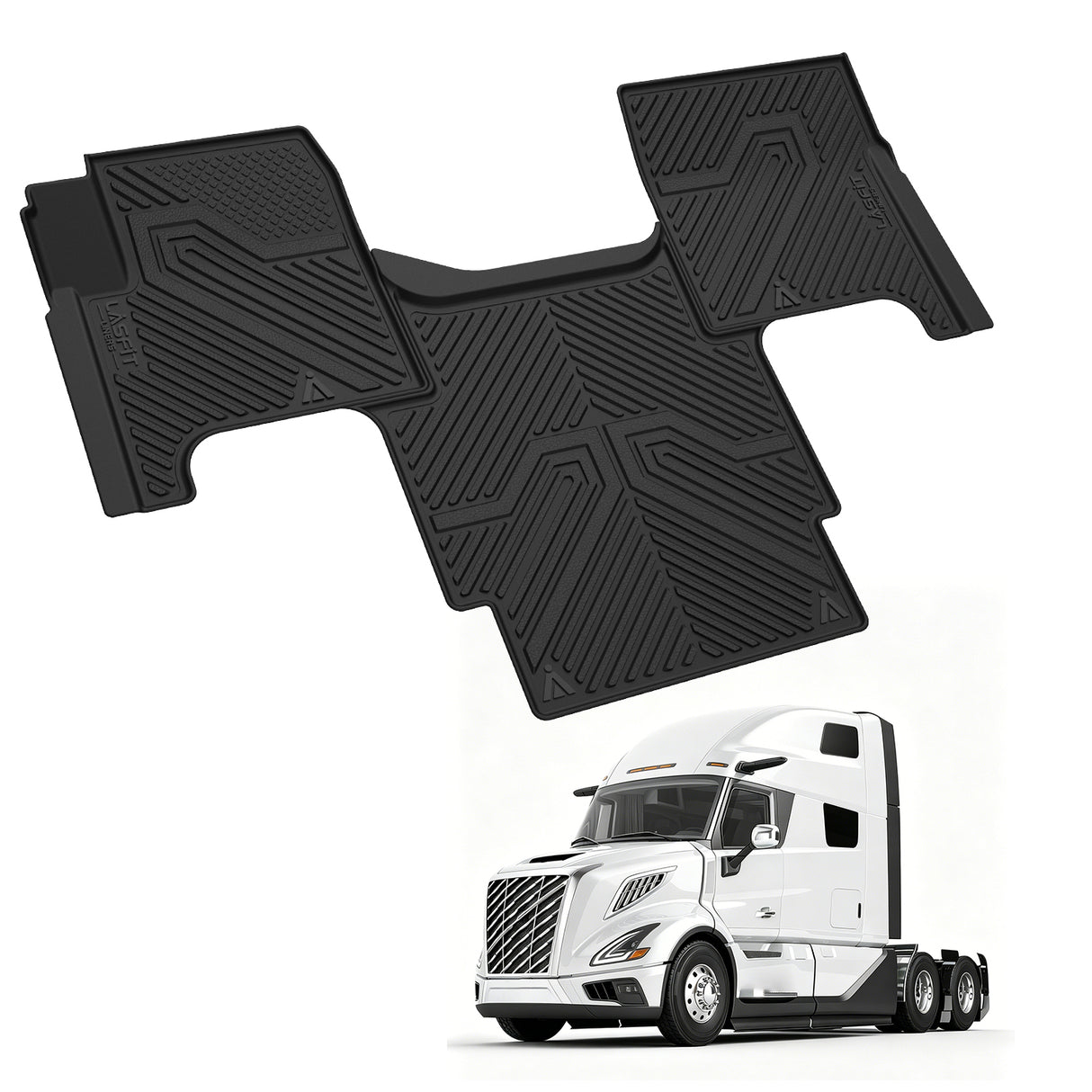 Fit for 2019-2024 Volvo VNL 1st Row Floor Mats