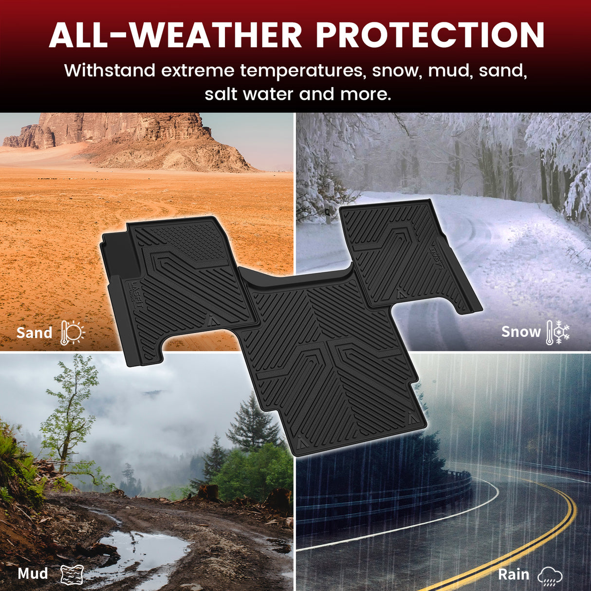 Fit for 2019-2024 Volvo VNL 1st Row Floor Mats