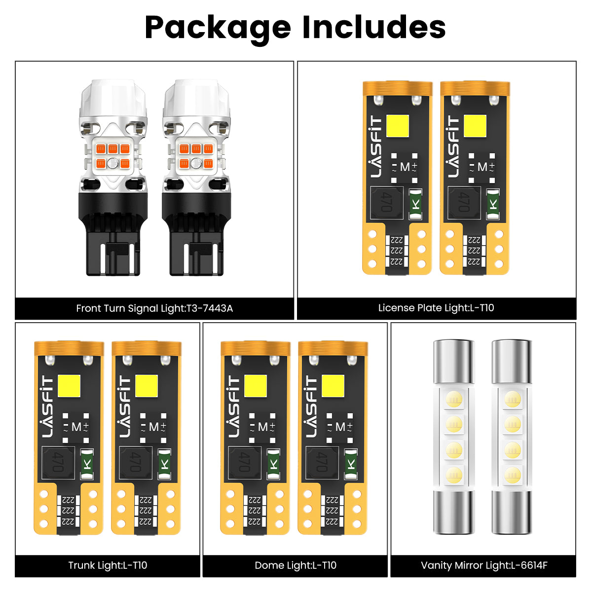 Fit for 2019-2025 Chevrolet Malibu LED Bulbs Upgrade | Tested and Verified