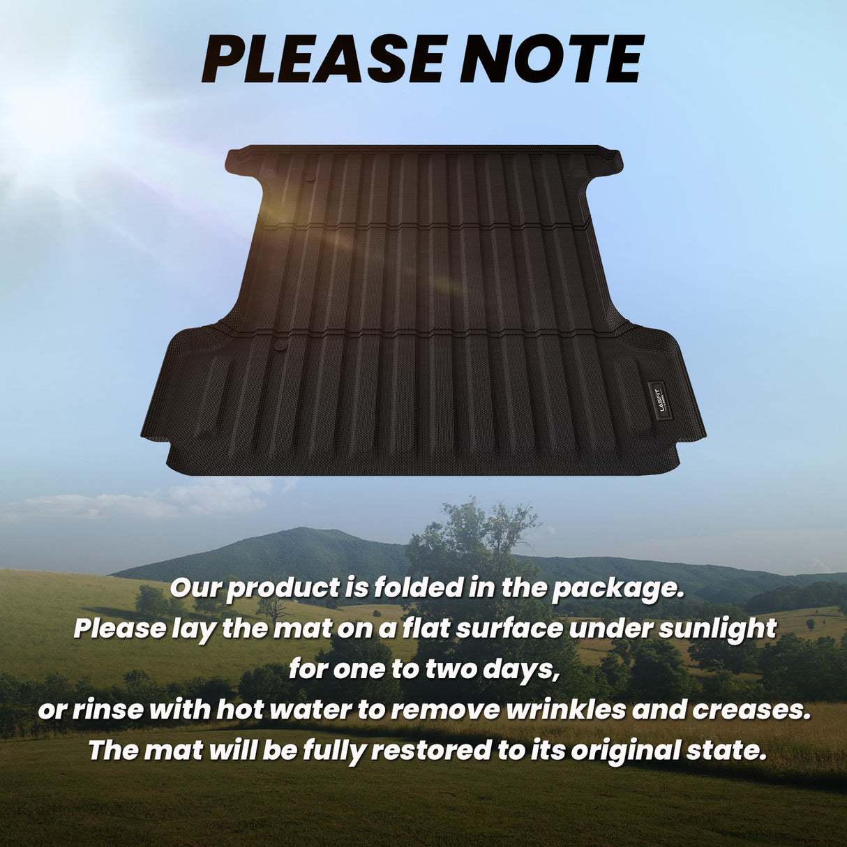 Ram 1500, 5Feet 7inch 2019-2024 Bed Liners Easy to flat