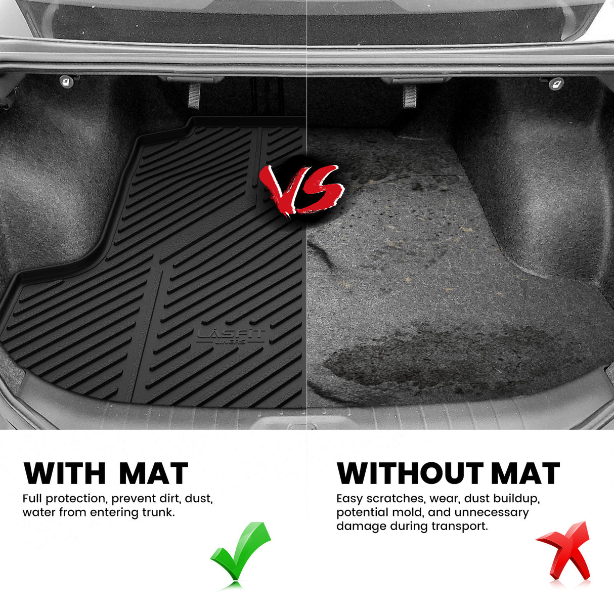 2019-2025 Nissan Altima Cargo Mat Contrast